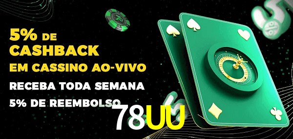 Promoções do cassino ao Vivo 78UU